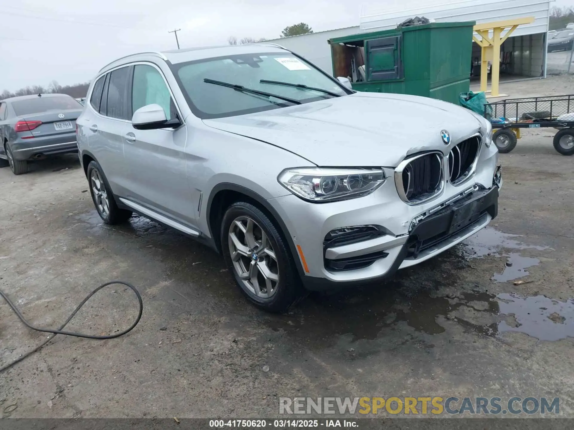 1 Photograph of a damaged car 5UXTY3C00L9C67823 BMW X3 2020