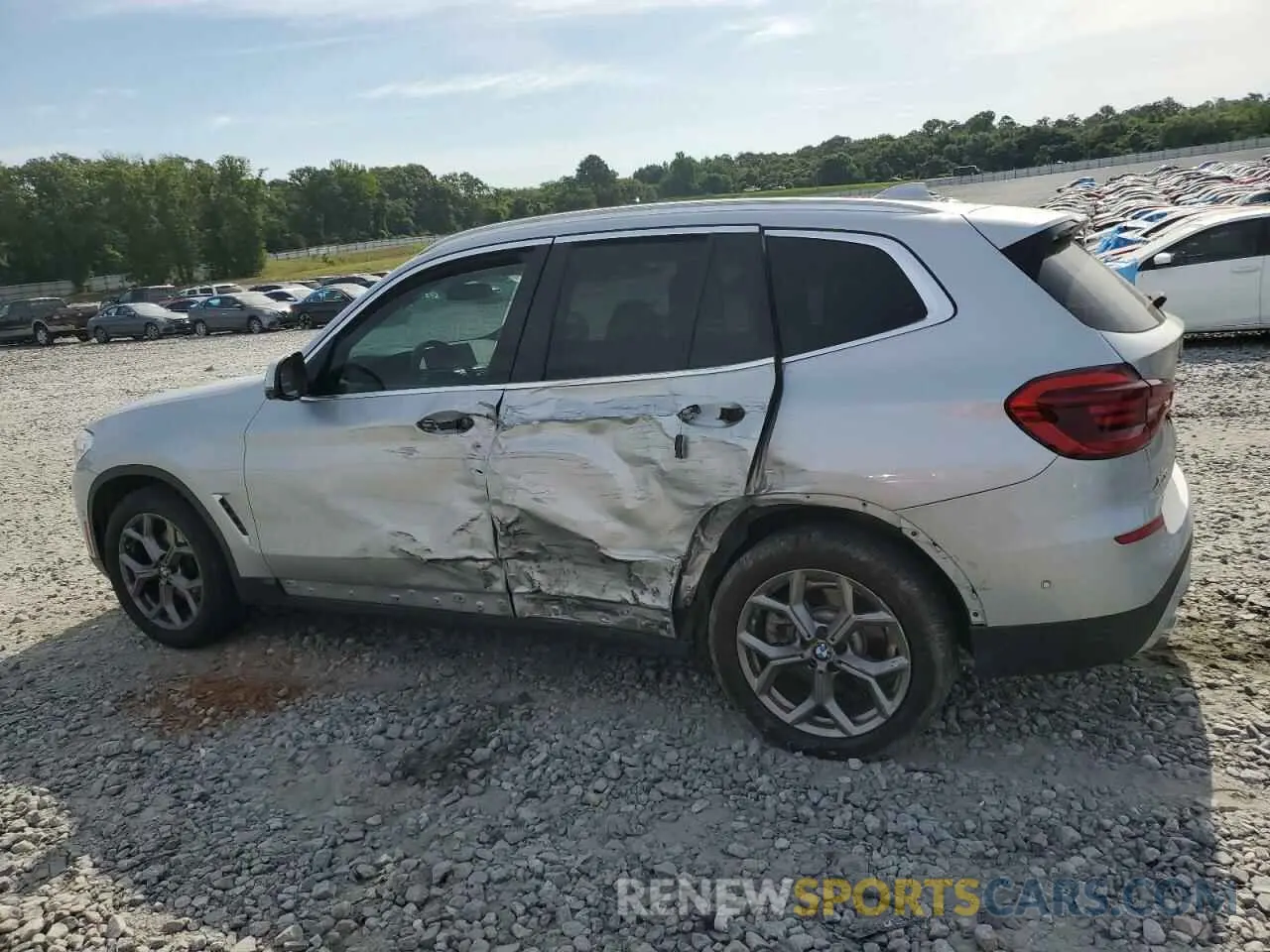 2 Photograph of a damaged car 5UXTY3C00L9D18642 BMW X3 2020