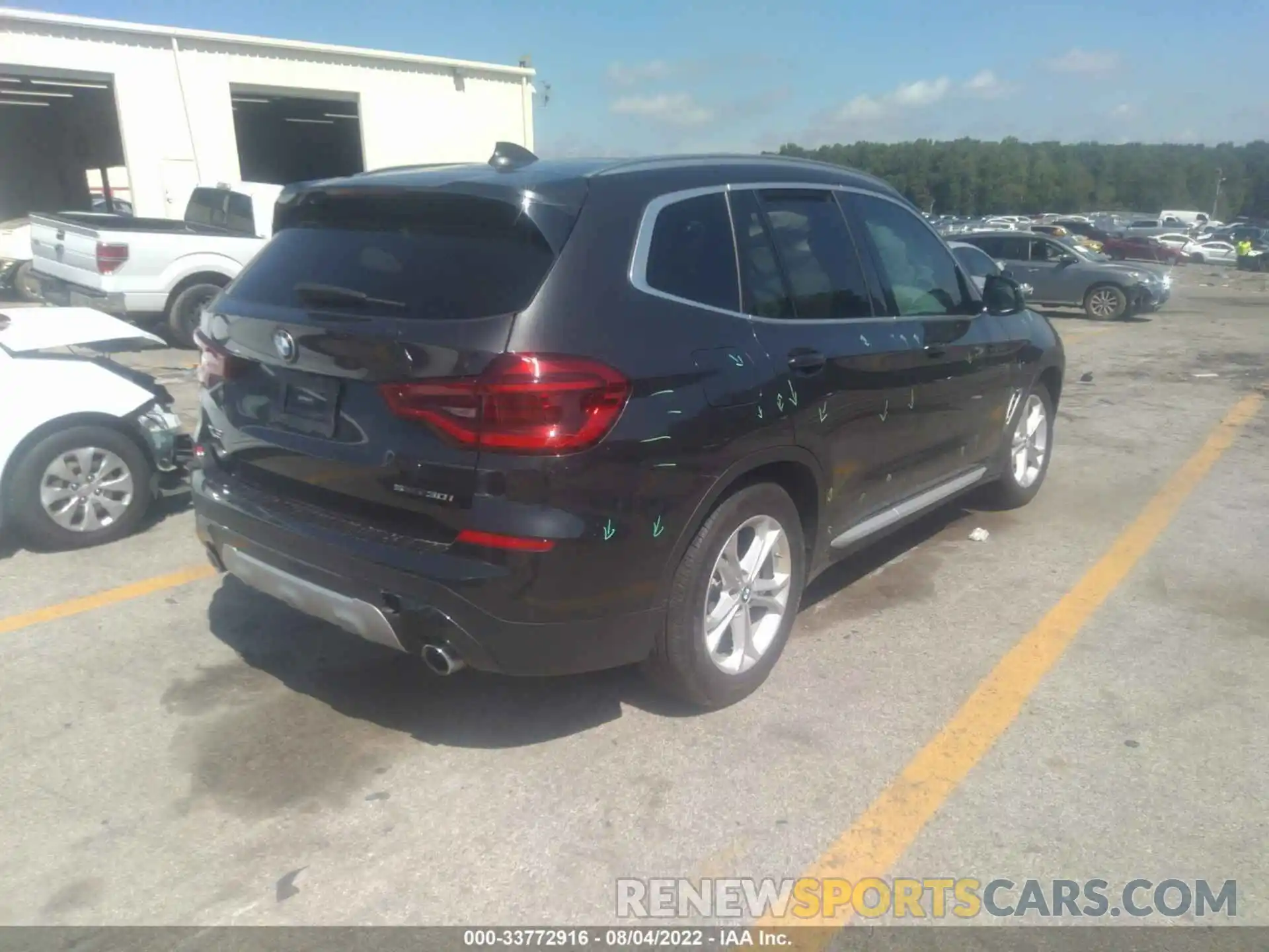 4 Photograph of a damaged car 5UXTY3C00L9D50443 BMW X3 2020