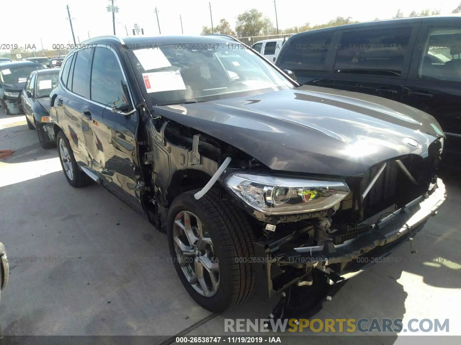 1 Photograph of a damaged car 5UXTY3C00LLU71036 BMW X3 2020