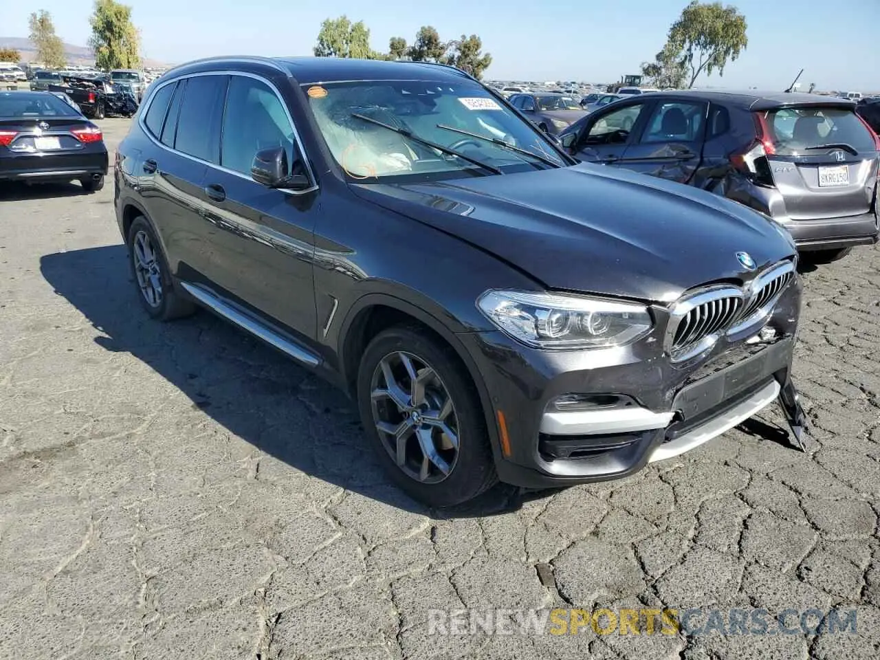 1 Photograph of a damaged car 5UXTY3C00LLU72784 BMW X3 2020