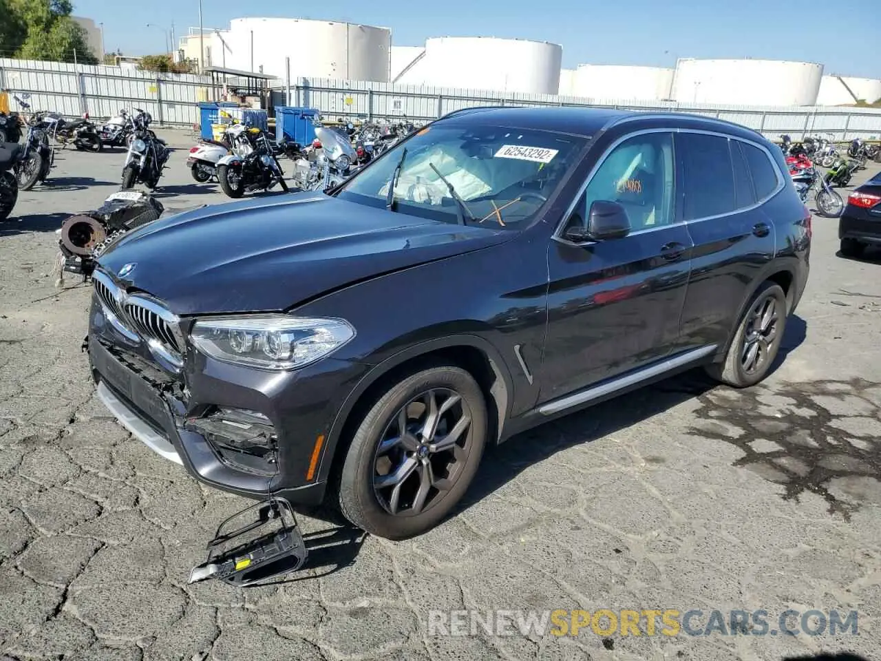 2 Photograph of a damaged car 5UXTY3C00LLU72784 BMW X3 2020