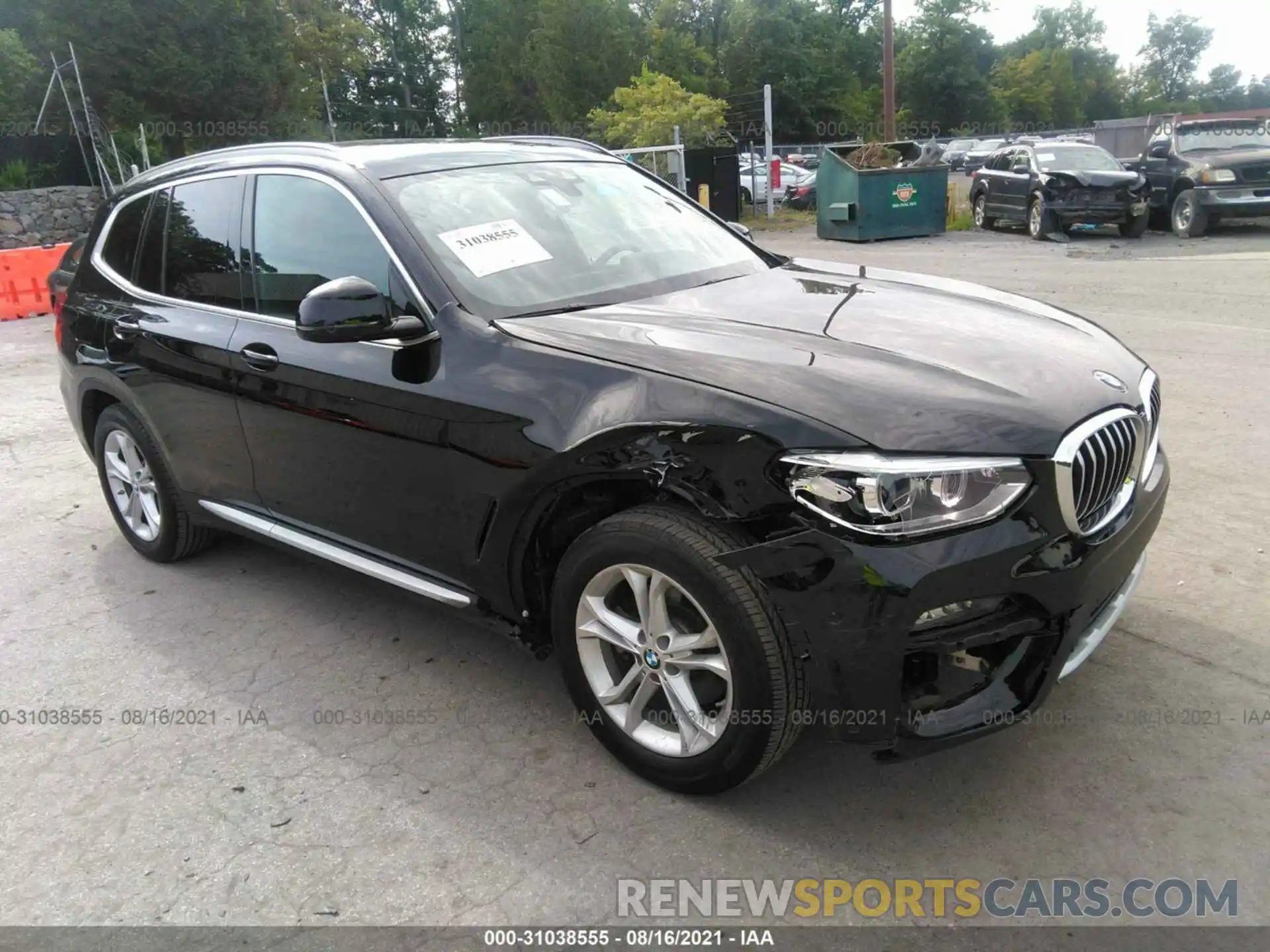 1 Photograph of a damaged car 5UXTY3C01L9B69884 BMW X3 2020