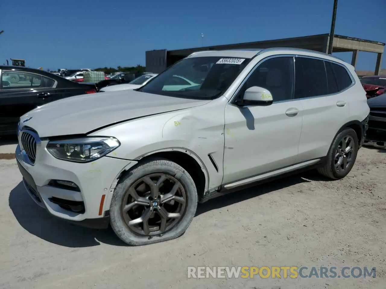 1 Photograph of a damaged car 5UXTY3C01L9C08778 BMW X3 2020