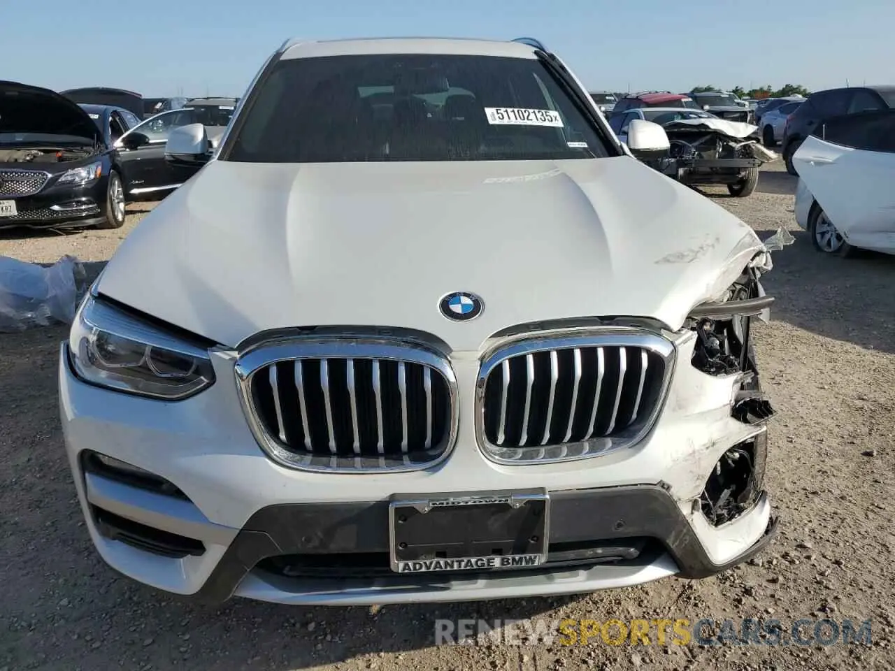 5 Photograph of a damaged car 5UXTY3C01LLU70834 BMW X3 2020