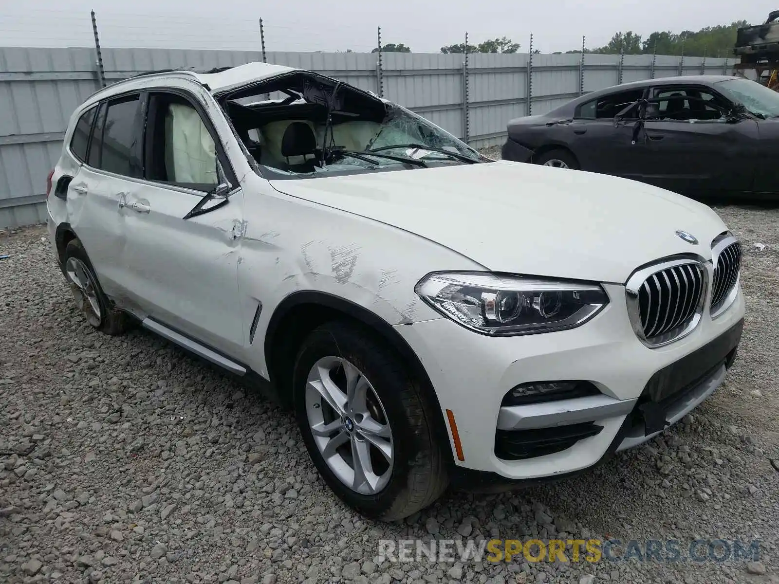 1 Photograph of a damaged car 5UXTY3C02L9B04011 BMW X3 2020