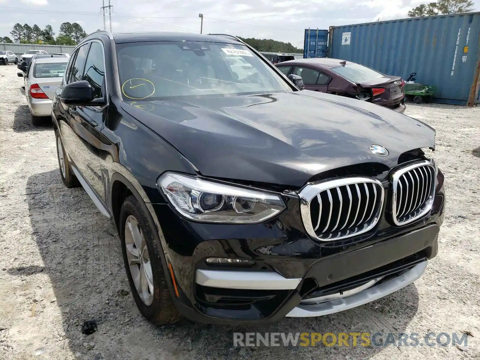 1 Photograph of a damaged car 5UXTY3C02L9B20614 BMW X3 2020