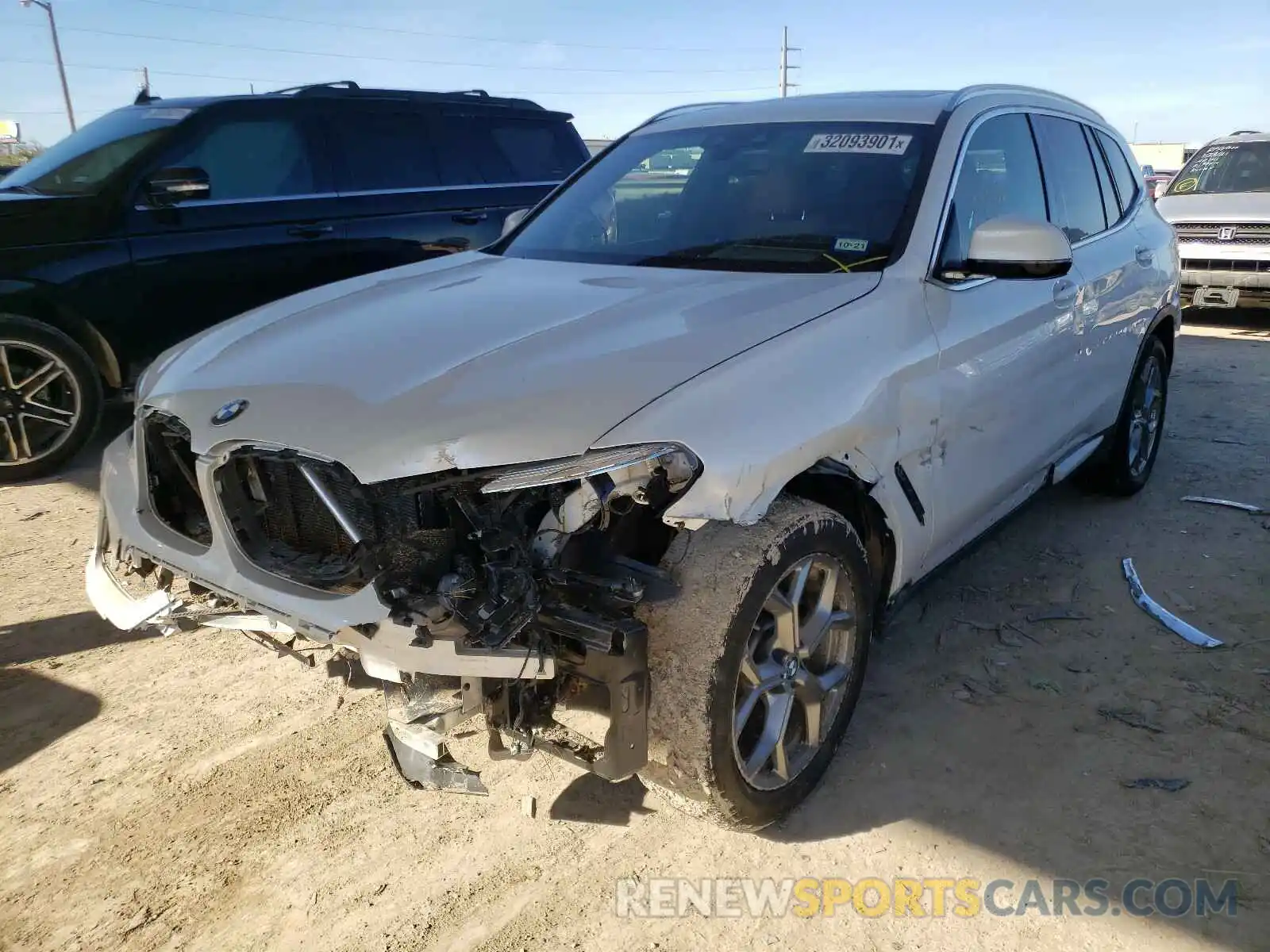 2 Photograph of a damaged car 5UXTY3C02L9B28390 BMW X3 2020