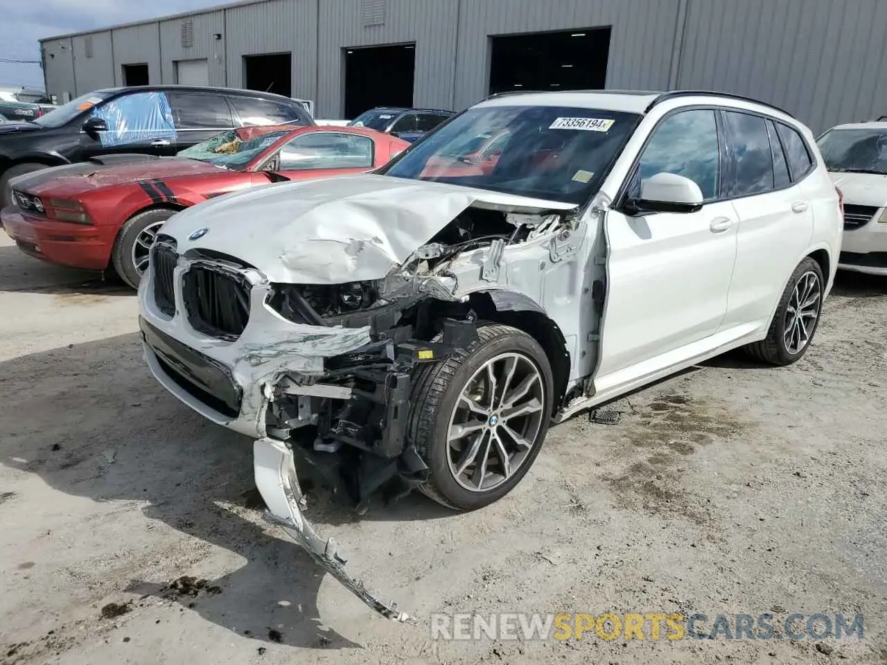 1 Photograph of a damaged car 5UXTY3C02L9C26495 BMW X3 2020