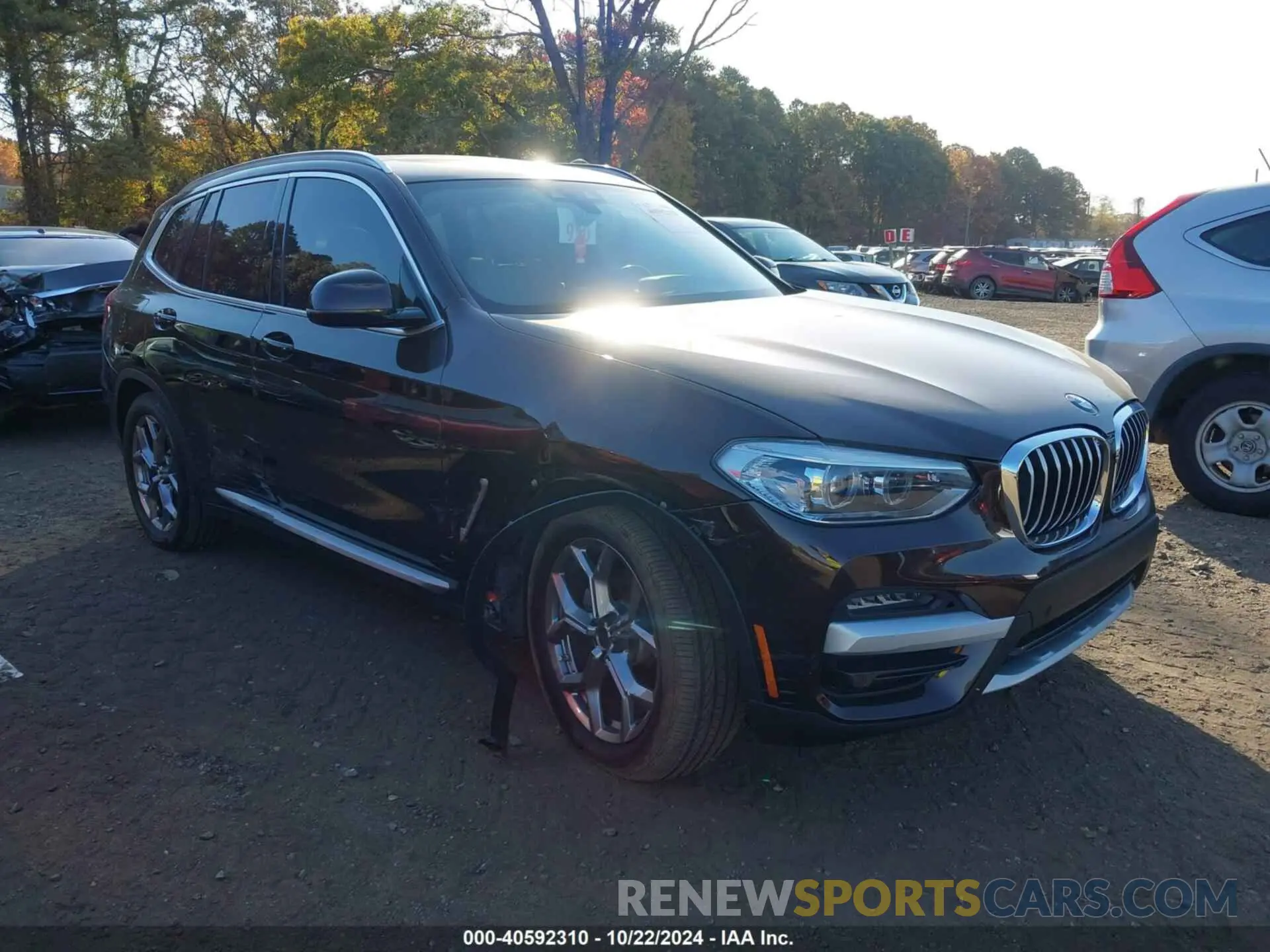1 Photograph of a damaged car 5UXTY3C02L9C59061 BMW X3 2020