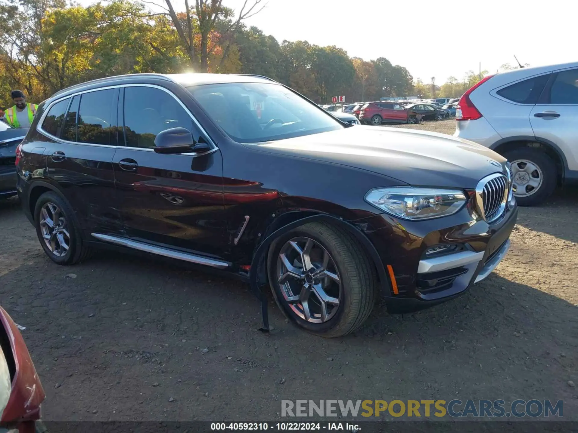 13 Photograph of a damaged car 5UXTY3C02L9C59061 BMW X3 2020