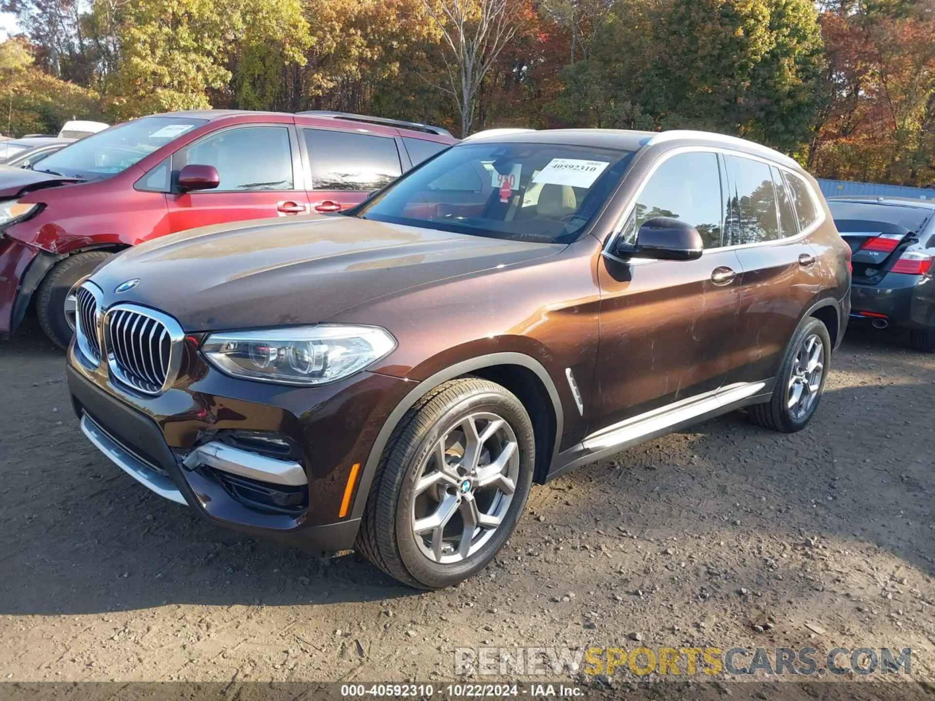 2 Photograph of a damaged car 5UXTY3C02L9C59061 BMW X3 2020
