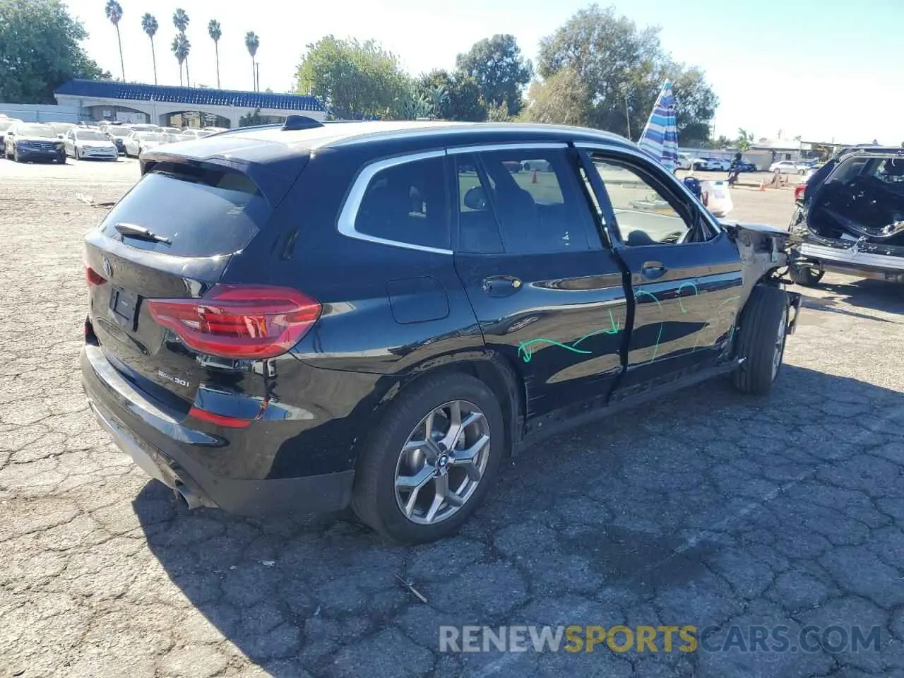 3 Photograph of a damaged car 5UXTY3C02L9C88561 BMW X3 2020