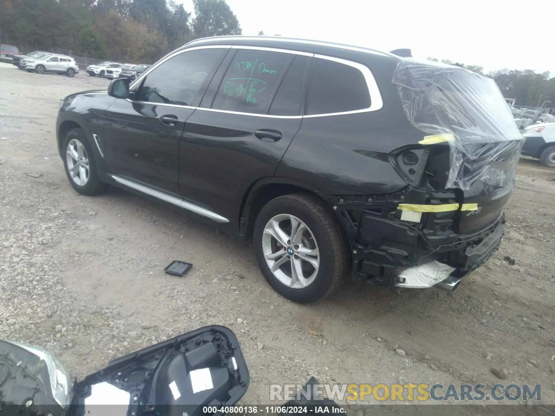 3 Photograph of a damaged car 5UXTY3C03L9B17706 BMW X3 2020