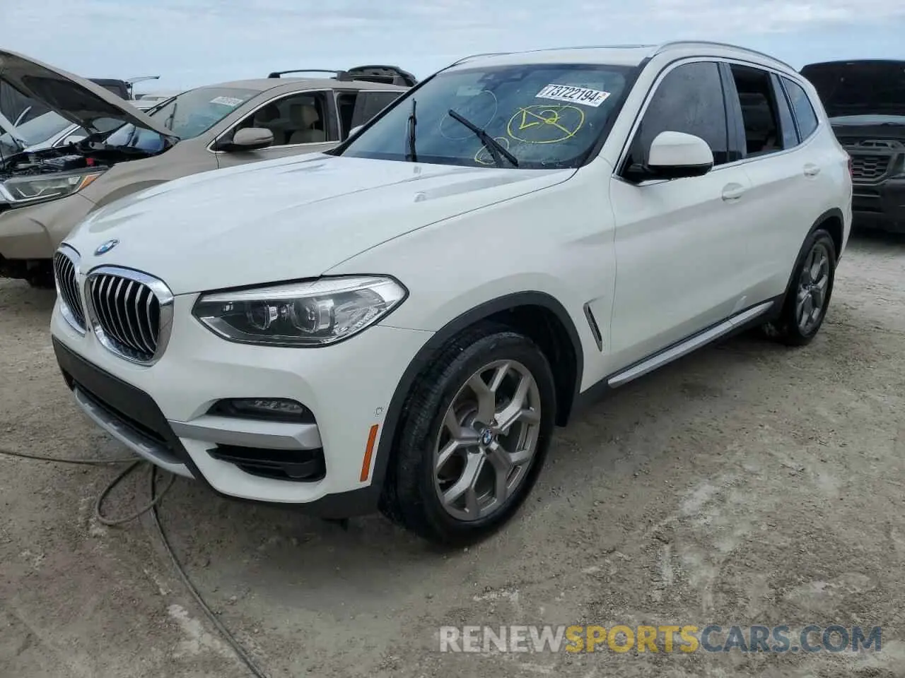 1 Photograph of a damaged car 5UXTY3C03L9B75721 BMW X3 2020
