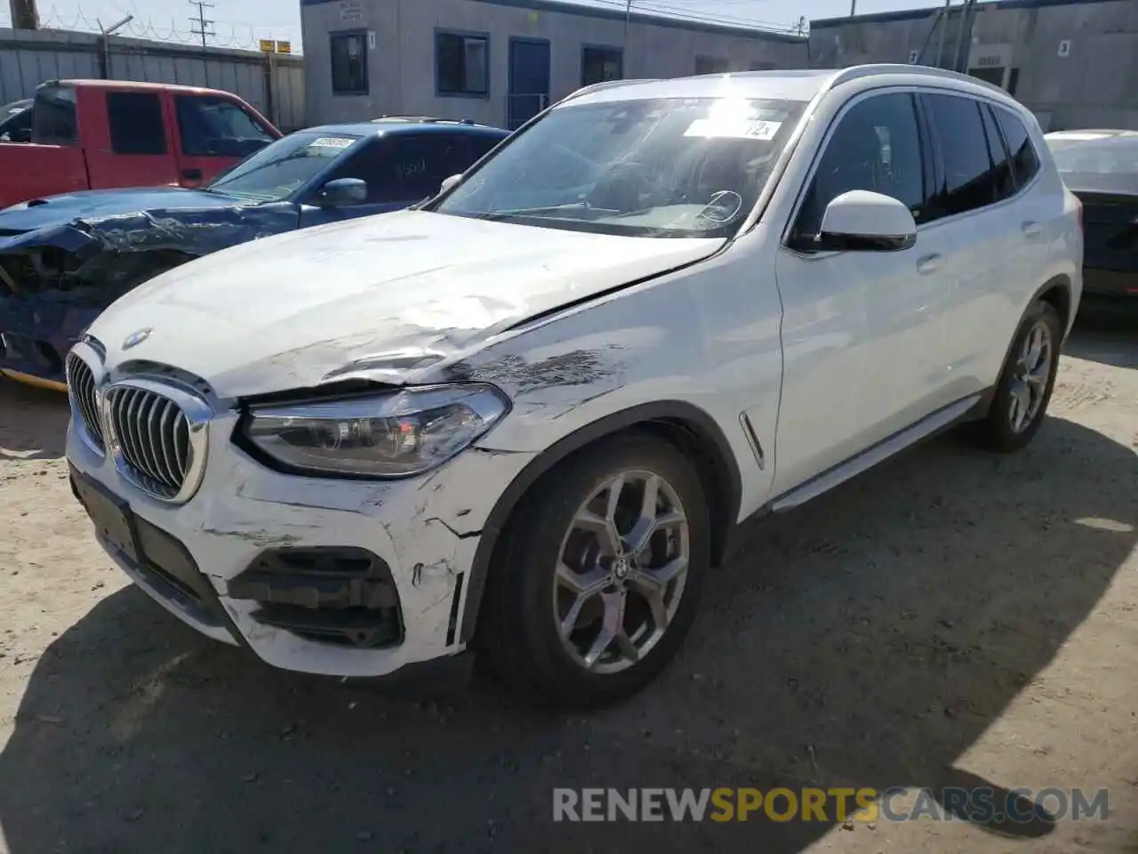 2 Photograph of a damaged car 5UXTY3C03L9C47341 BMW X3 2020