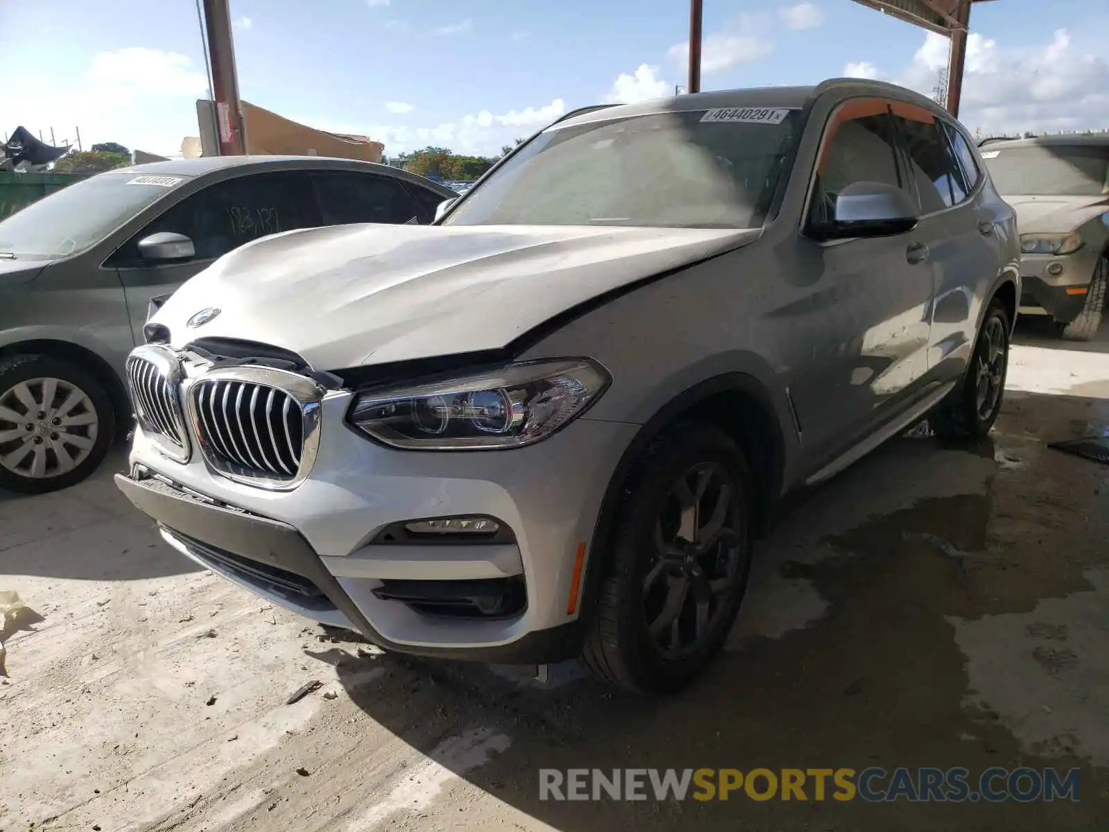 2 Photograph of a damaged car 5UXTY3C03L9D06937 BMW X3 2020