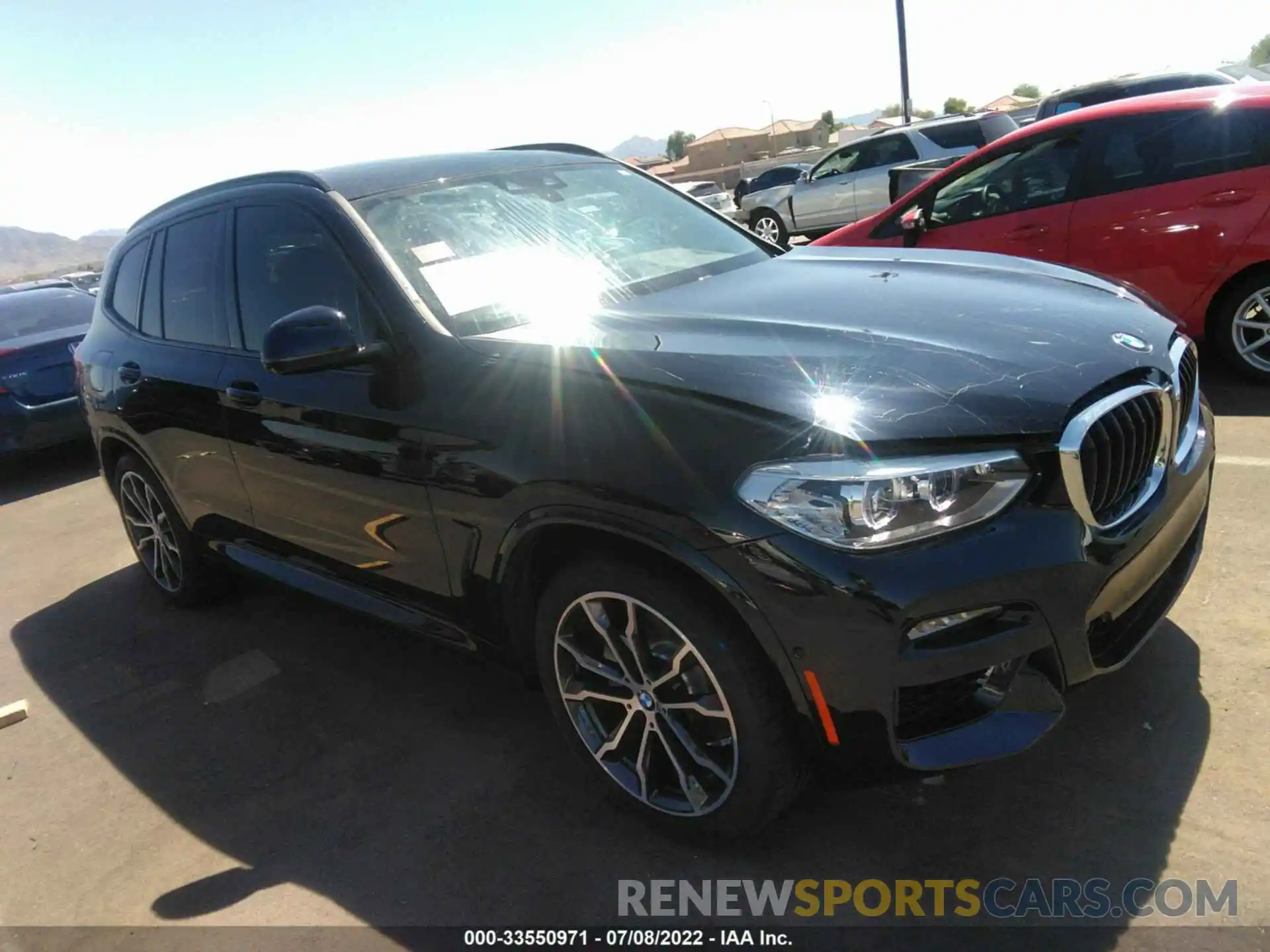 1 Photograph of a damaged car 5UXTY3C03L9D60562 BMW X3 2020