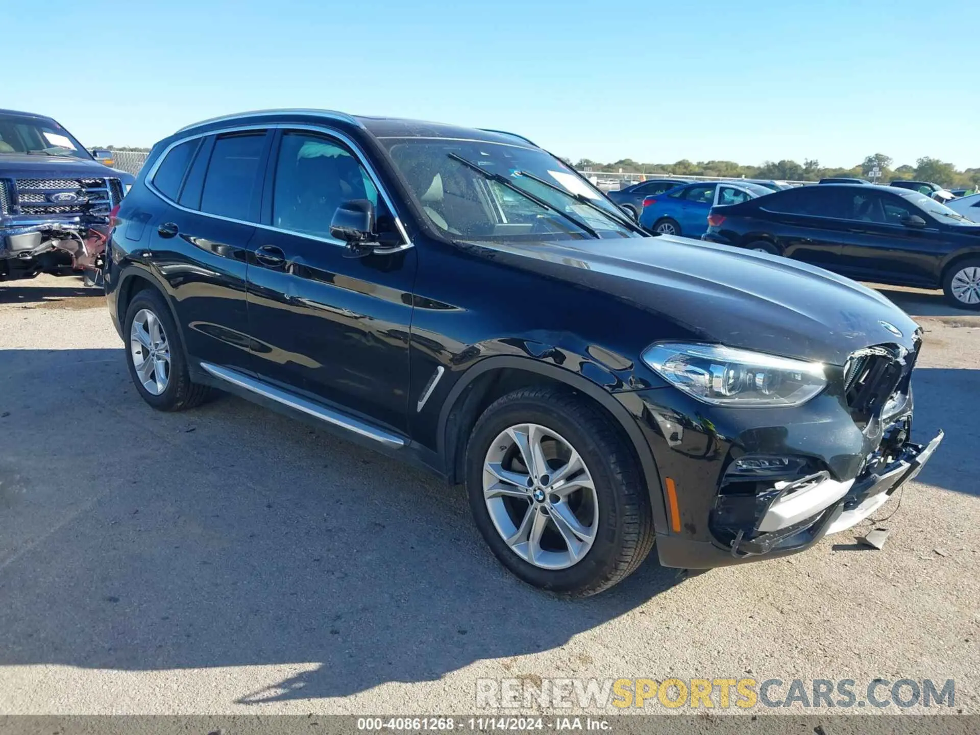 1 Photograph of a damaged car 5UXTY3C03LLE54749 BMW X3 2020