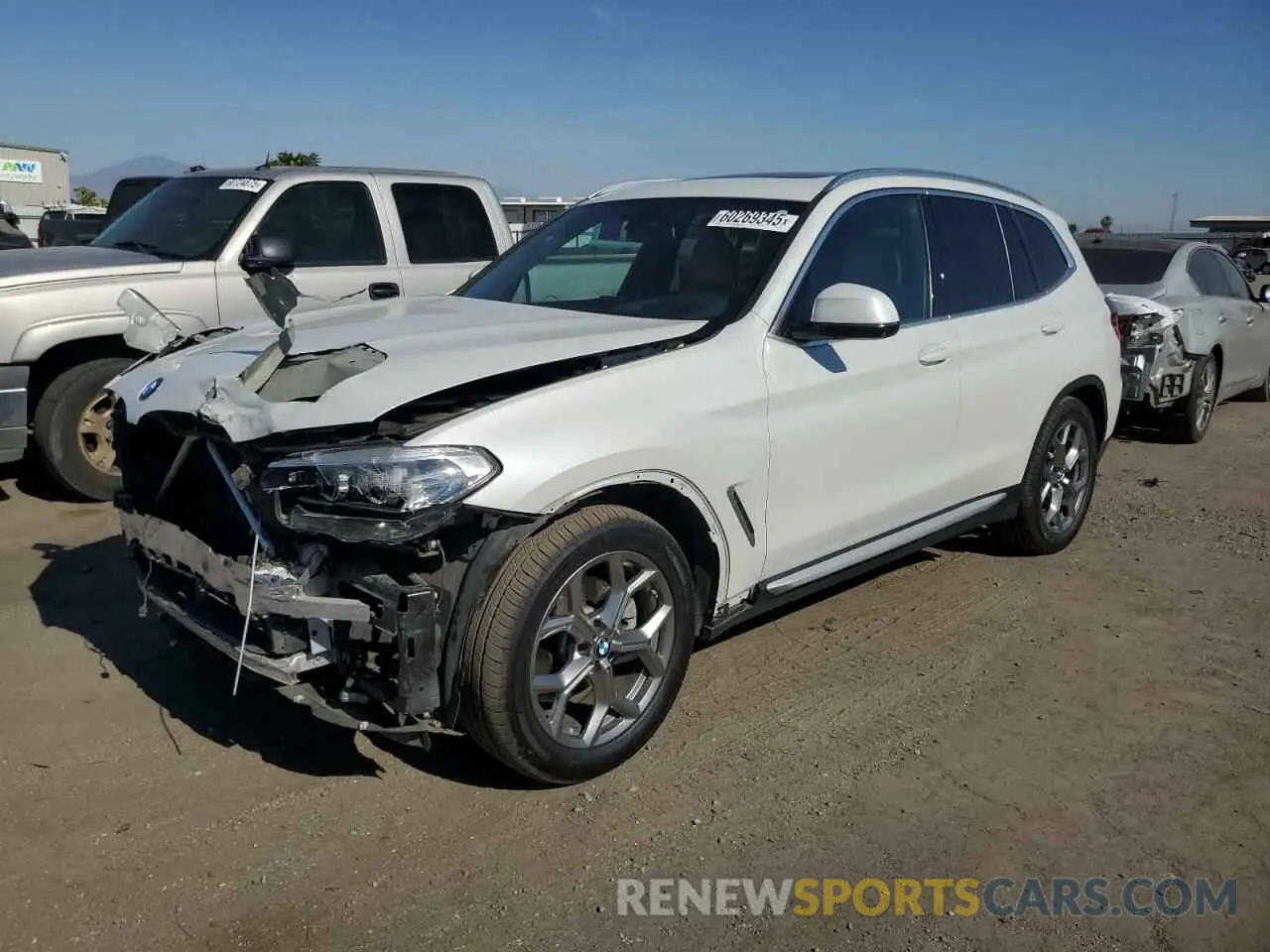 1 Photograph of a damaged car 5UXTY3C03LLU70530 BMW X3 2020