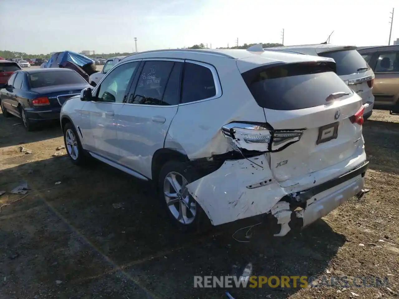 3 Photograph of a damaged car 5UXTY3C04L9C30399 BMW X3 2020