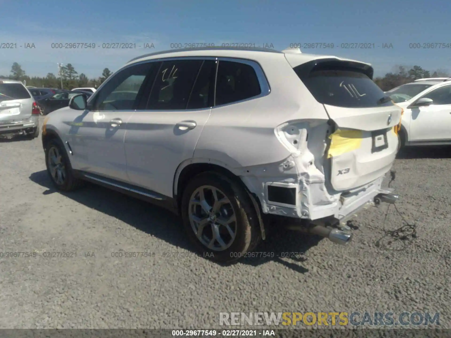 3 Photograph of a damaged car 5UXTY3C04L9C93308 BMW X3 2020