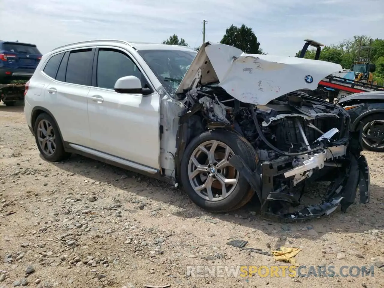 4 Photograph of a damaged car 5UXTY3C04L9D42328 BMW X3 2020