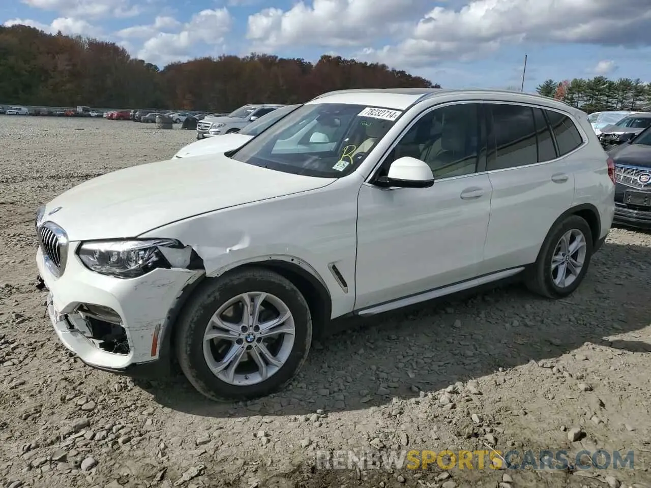 1 Photograph of a damaged car 5UXTY3C04LLU72724 BMW X3 2020