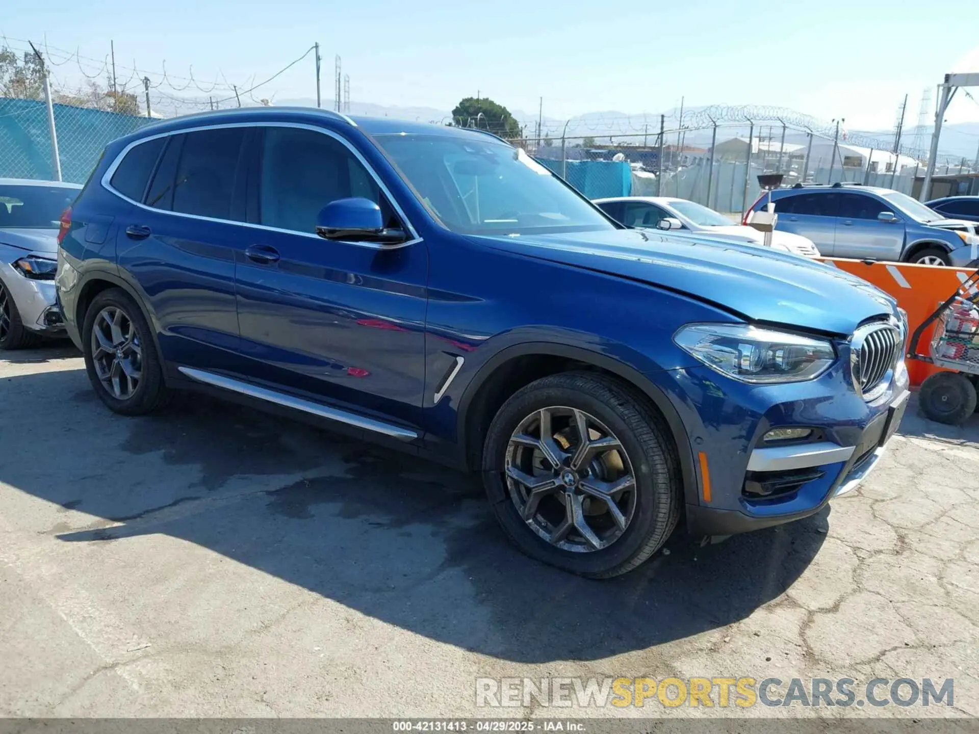 1 Photograph of a damaged car 5UXTY3C05L9D42497 BMW X3 2020