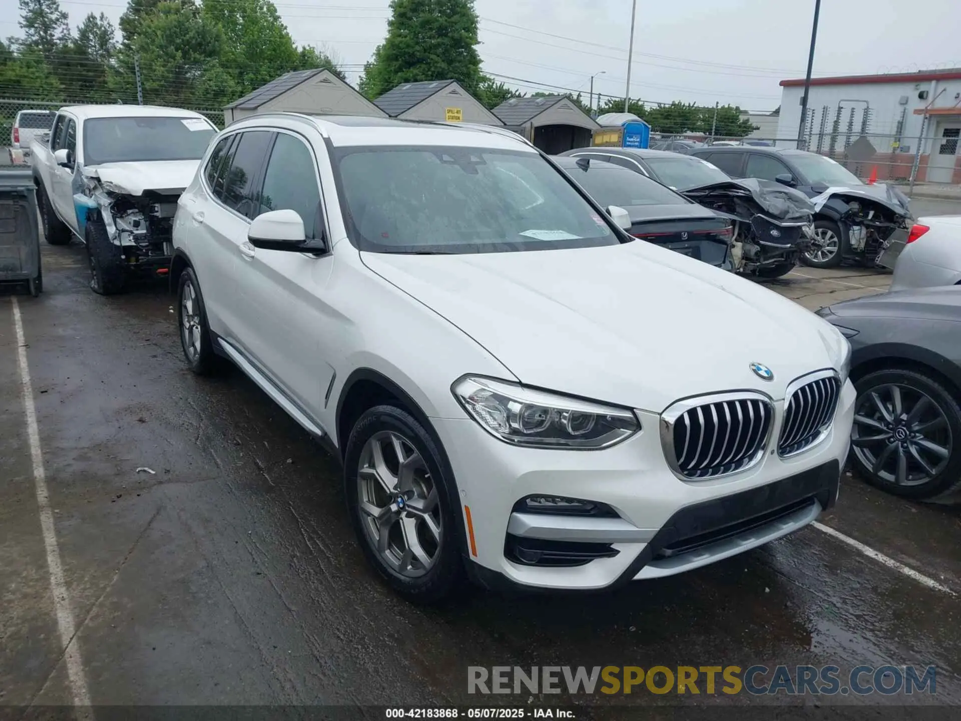 1 Photograph of a damaged car 5UXTY3C07L9B58551 BMW X3 2020
