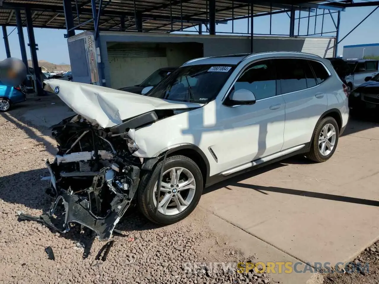 1 Photograph of a damaged car 5UXTY3C07L9C41395 BMW X3 2020