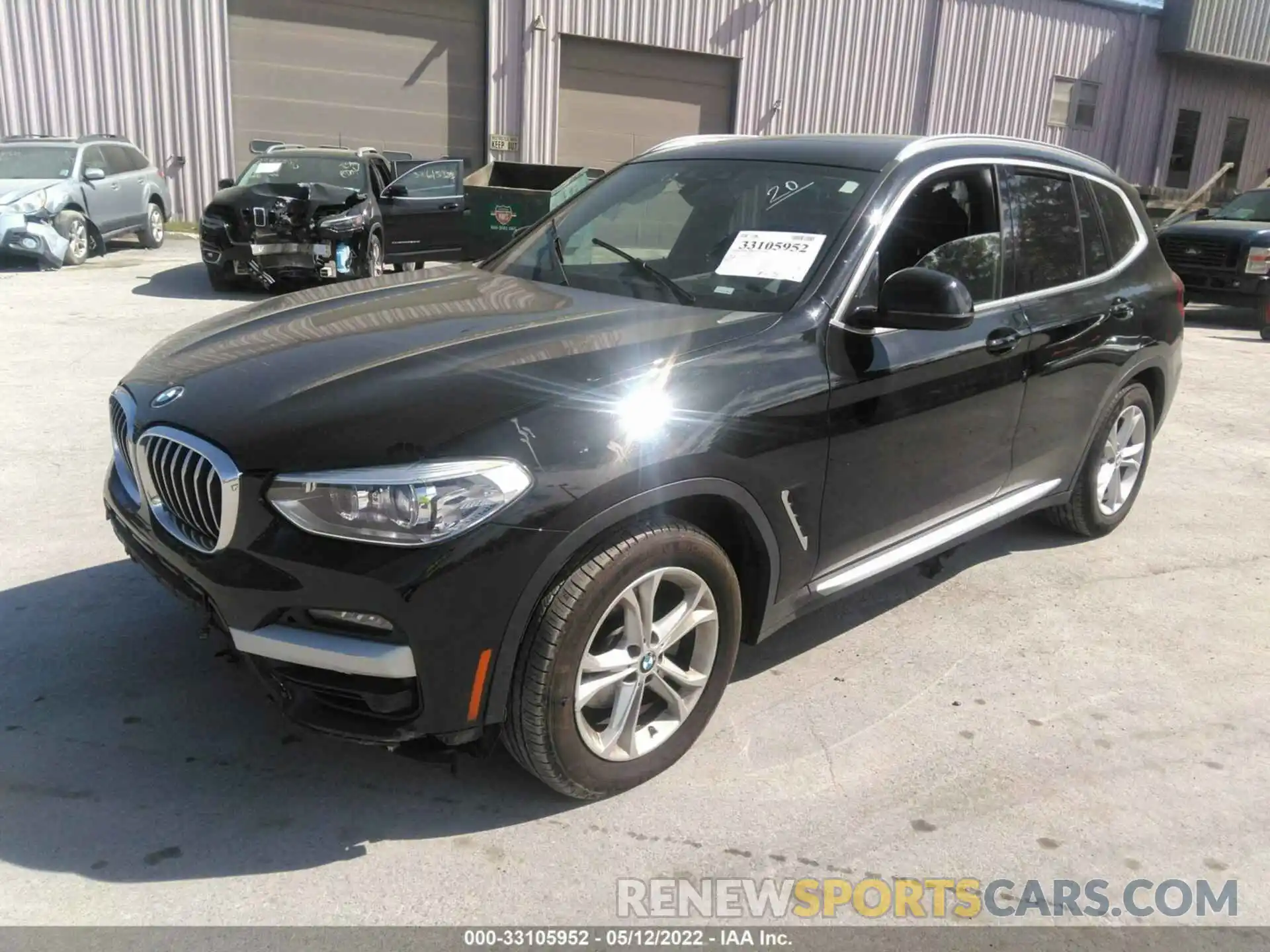 2 Photograph of a damaged car 5UXTY3C08L9B69865 BMW X3 2020