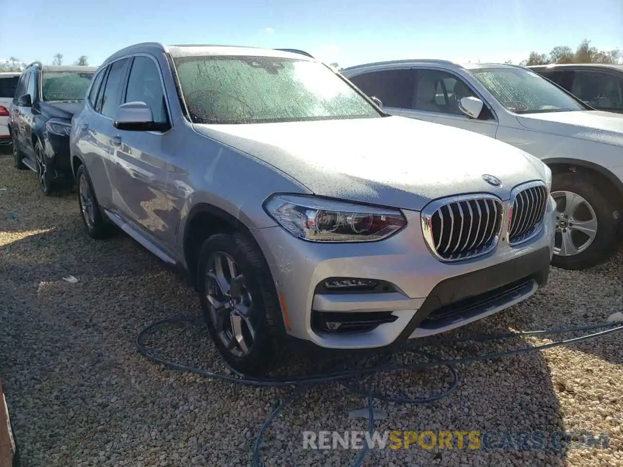 1 Photograph of a damaged car 5UXTY3C08L9B97455 BMW X3 2020