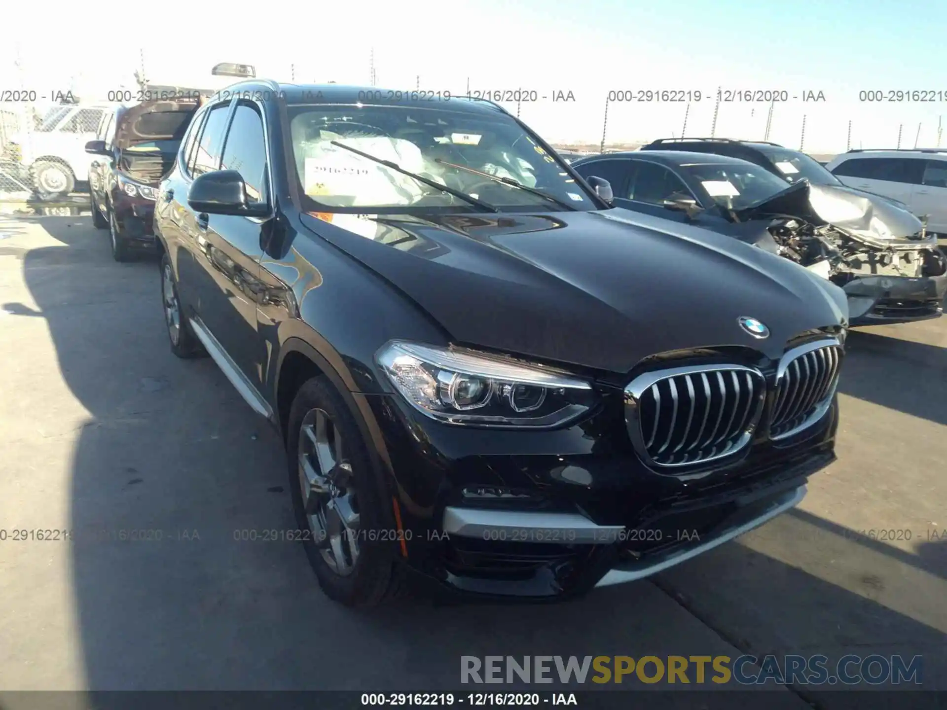 1 Photograph of a damaged car 5UXTY3C08L9C08485 BMW X3 2020