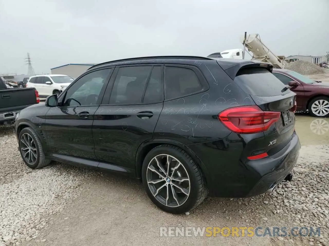 2 Photograph of a damaged car 5UXTY3C08L9C80450 BMW X3 2020
