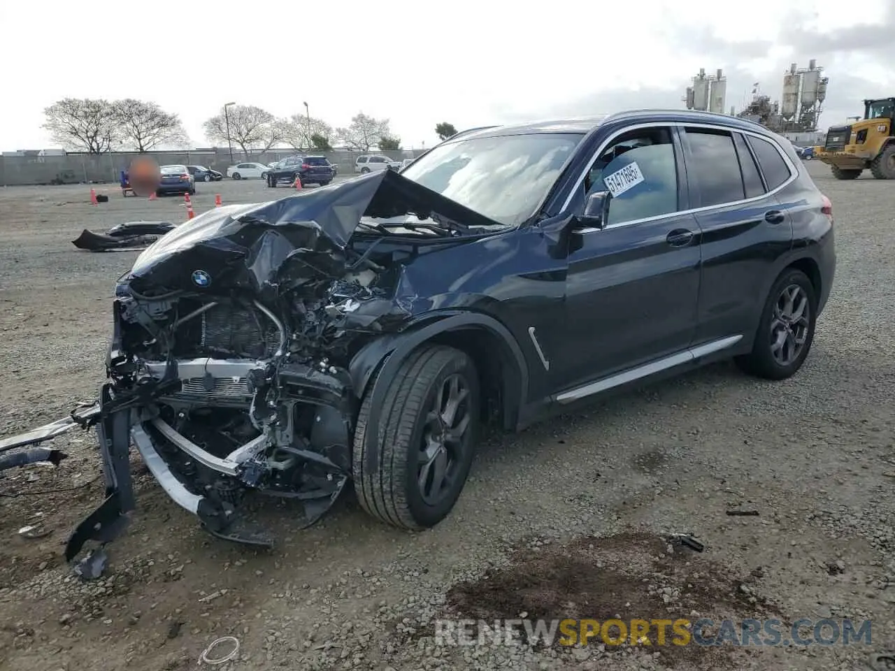 1 Photograph of a damaged car 5UXTY3C08L9D26522 BMW X3 2020