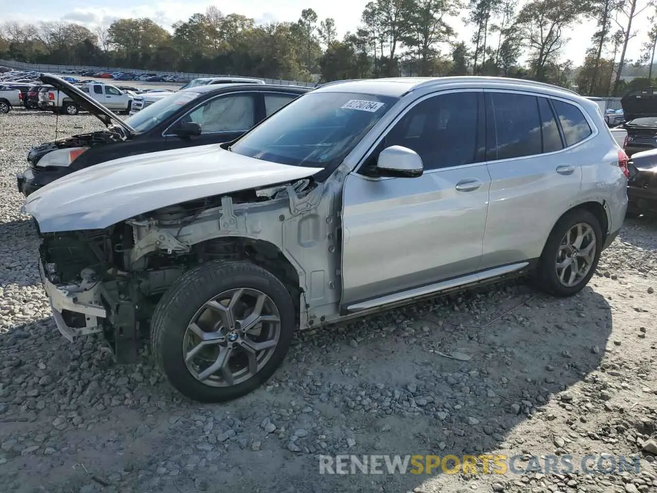 1 Photograph of a damaged car 5UXTY3C08LLE54780 BMW X3 2020