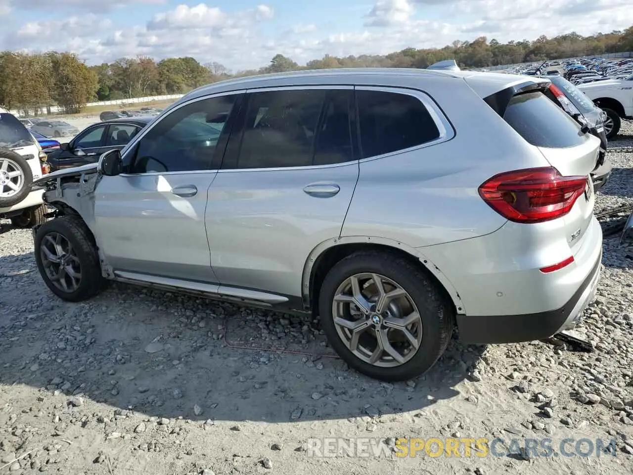 2 Photograph of a damaged car 5UXTY3C08LLE54780 BMW X3 2020