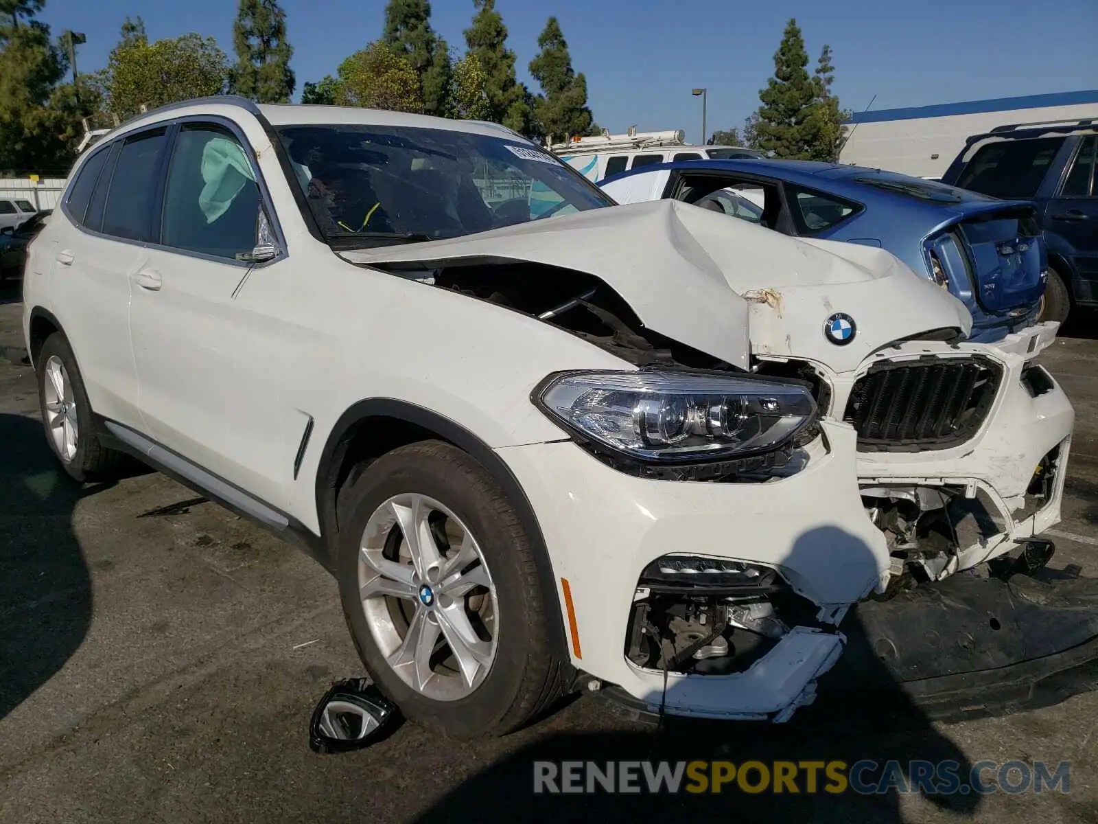 1 Photograph of a damaged car 5UXTY3C08LLU71544 BMW X3 2020