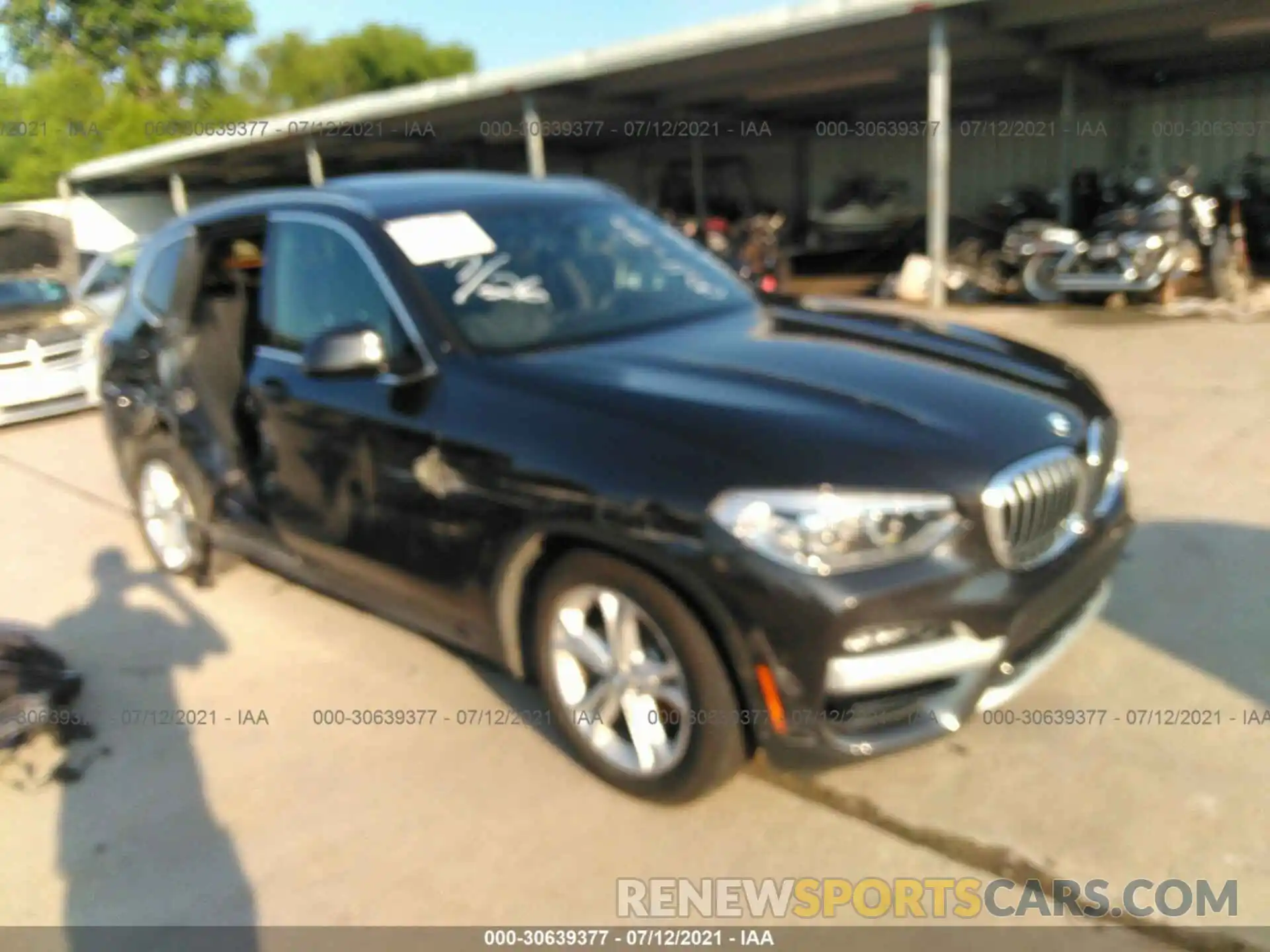 1 Photograph of a damaged car 5UXTY3C08LLU72631 BMW X3 2020