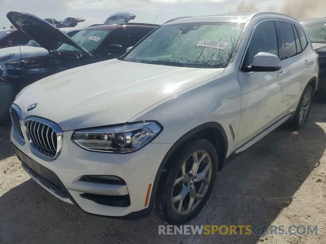 1 Photograph of a damaged car 5UXTY3C09L9C60787 BMW X3 2020