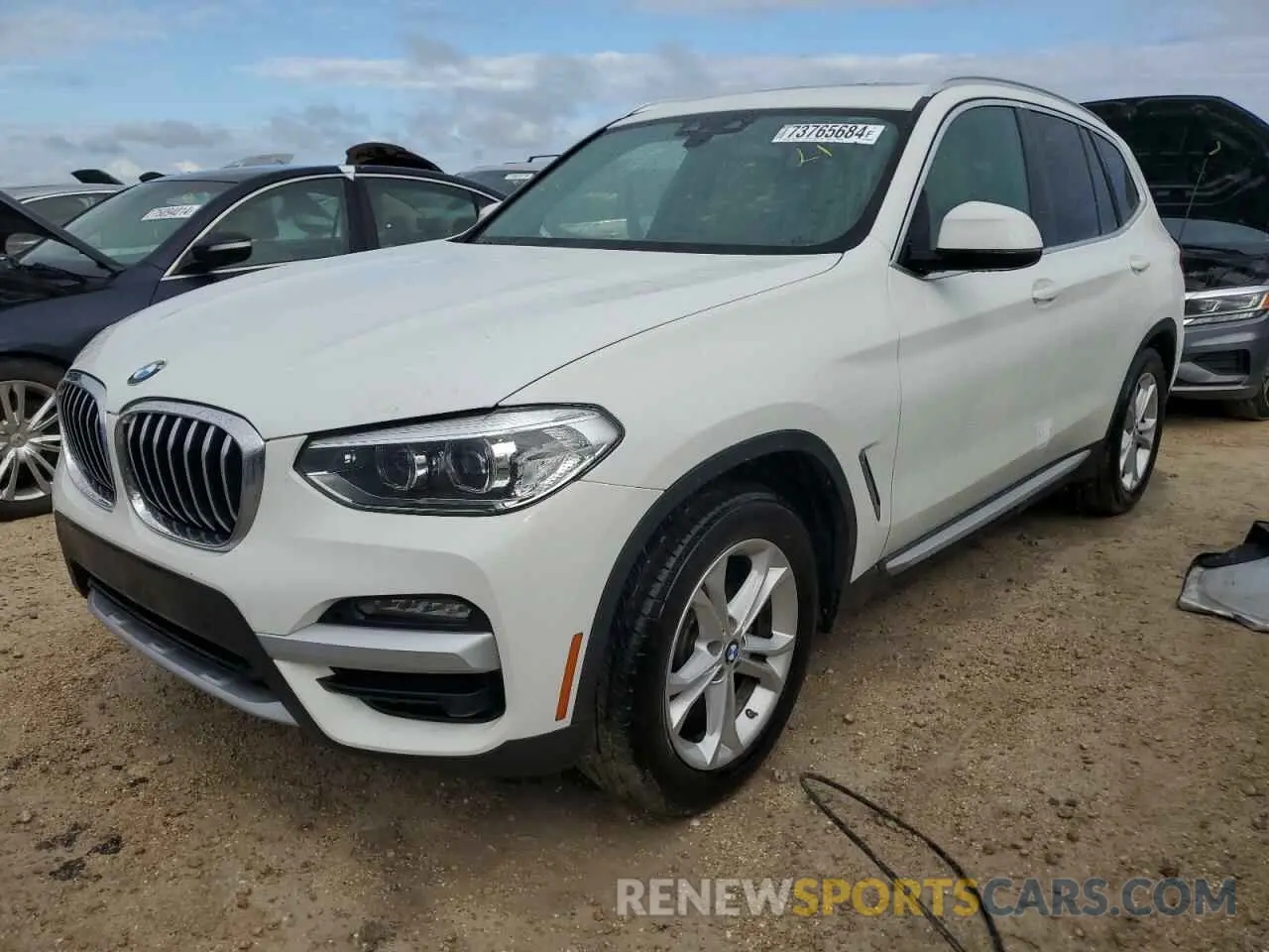 1 Photograph of a damaged car 5UXTY3C09L9C76083 BMW X3 2020