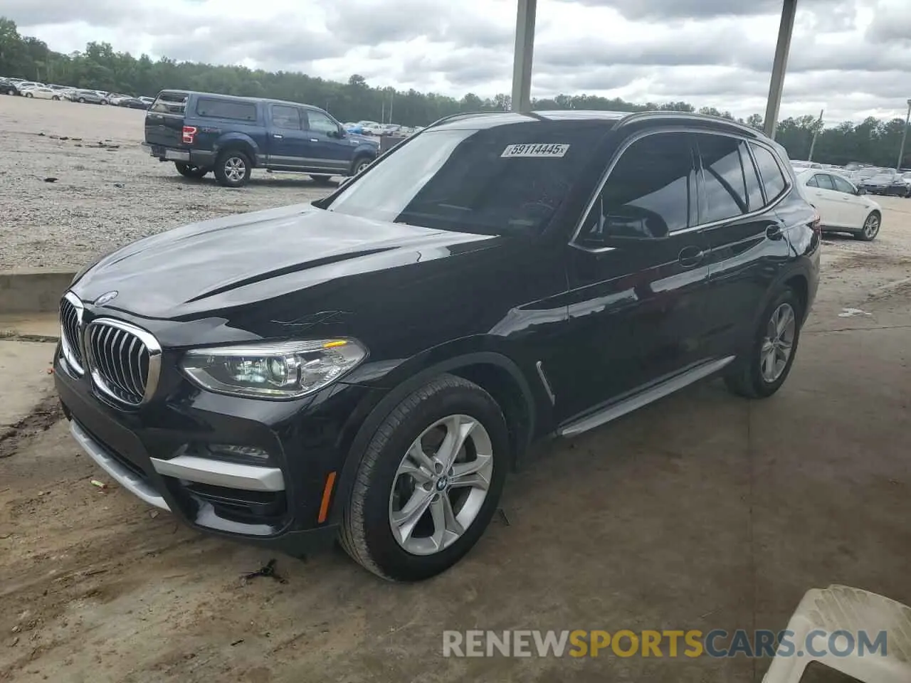 1 Photograph of a damaged car 5UXTY3C09LLU72444 BMW X3 2020