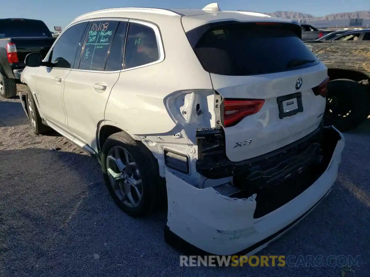 3 Photograph of a damaged car 5UXTY3C0XL9C63231 BMW X3 2020