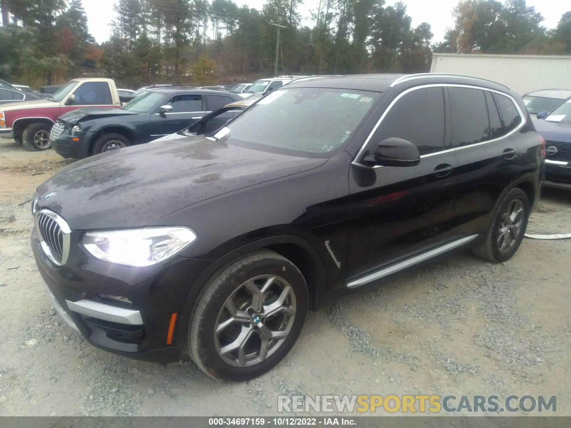 2 Photograph of a damaged car 5UXTY3C0XL9D37201 BMW X3 2020