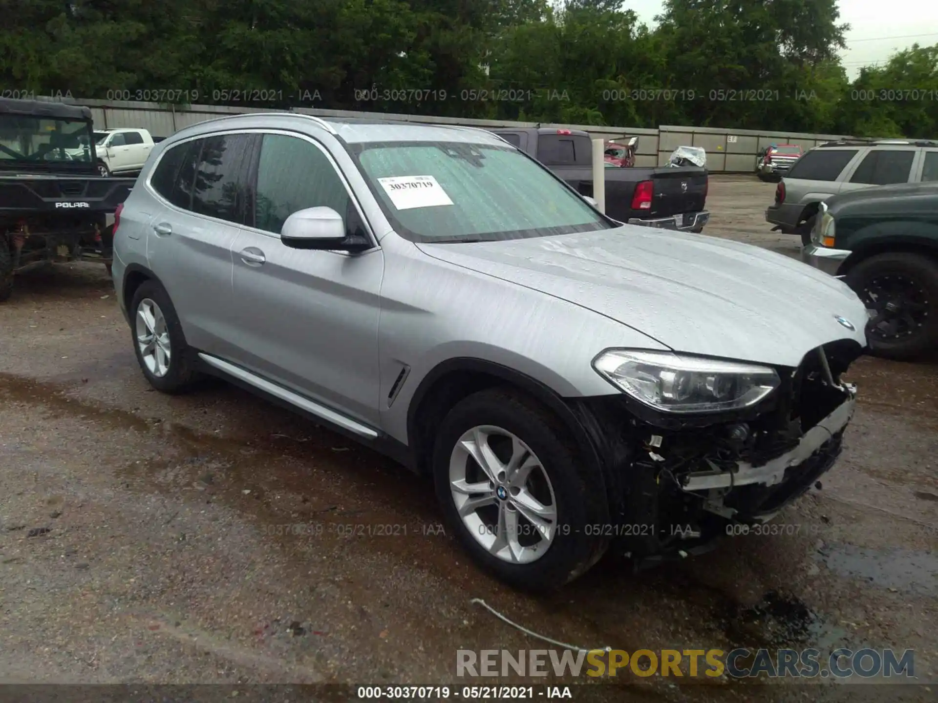 1 Photograph of a damaged car 5UXTY3C0XLLE54960 BMW X3 2020