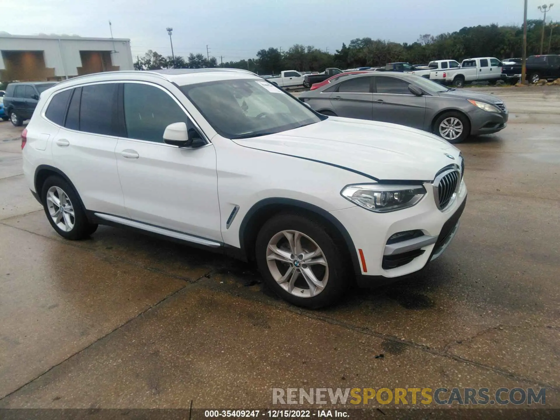 1 Photograph of a damaged car 5UXTY3C0XLLE55462 BMW X3 2020