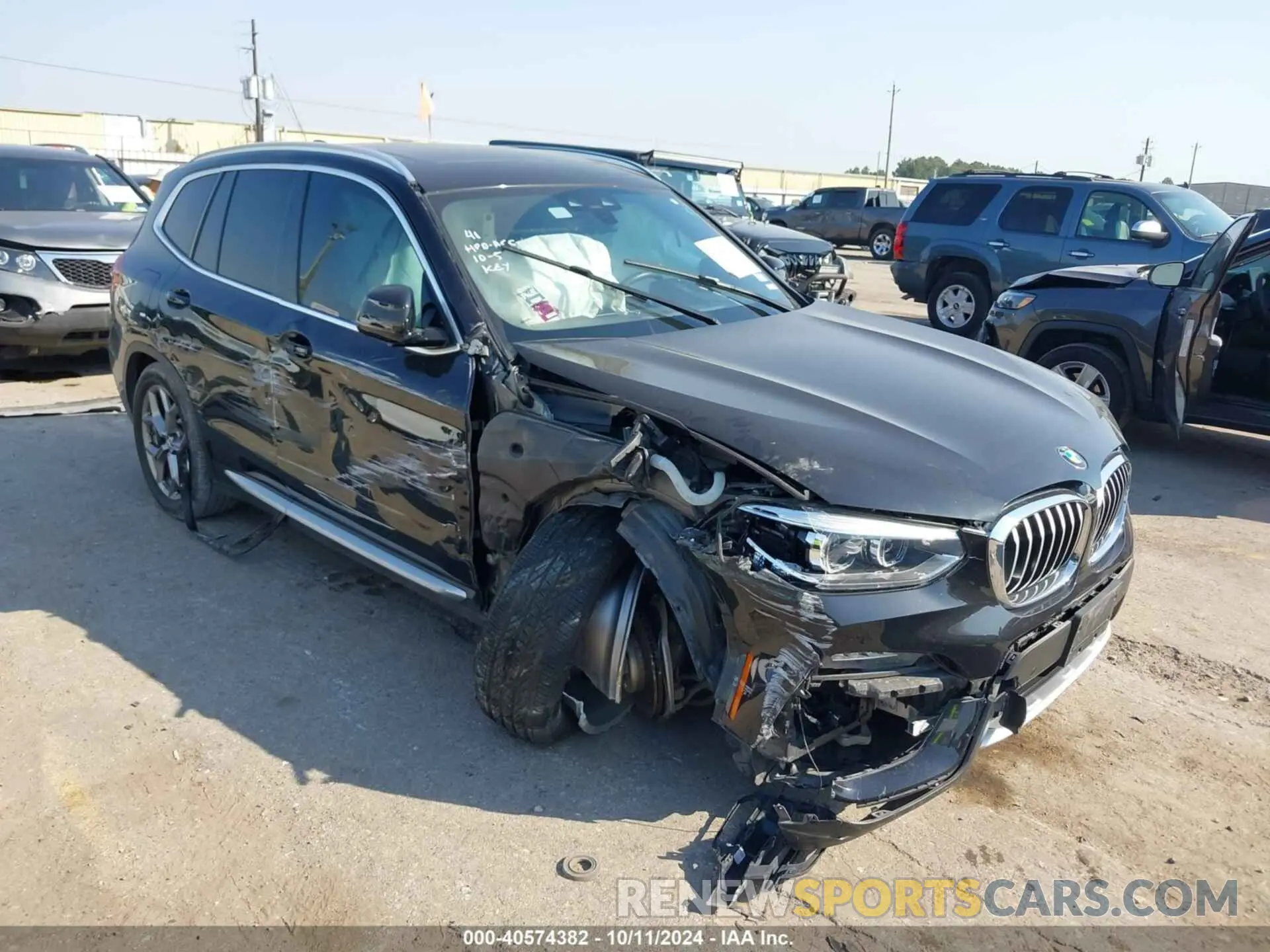 1 Photograph of a damaged car 5UXTY3C0XLLU70993 BMW X3 2020