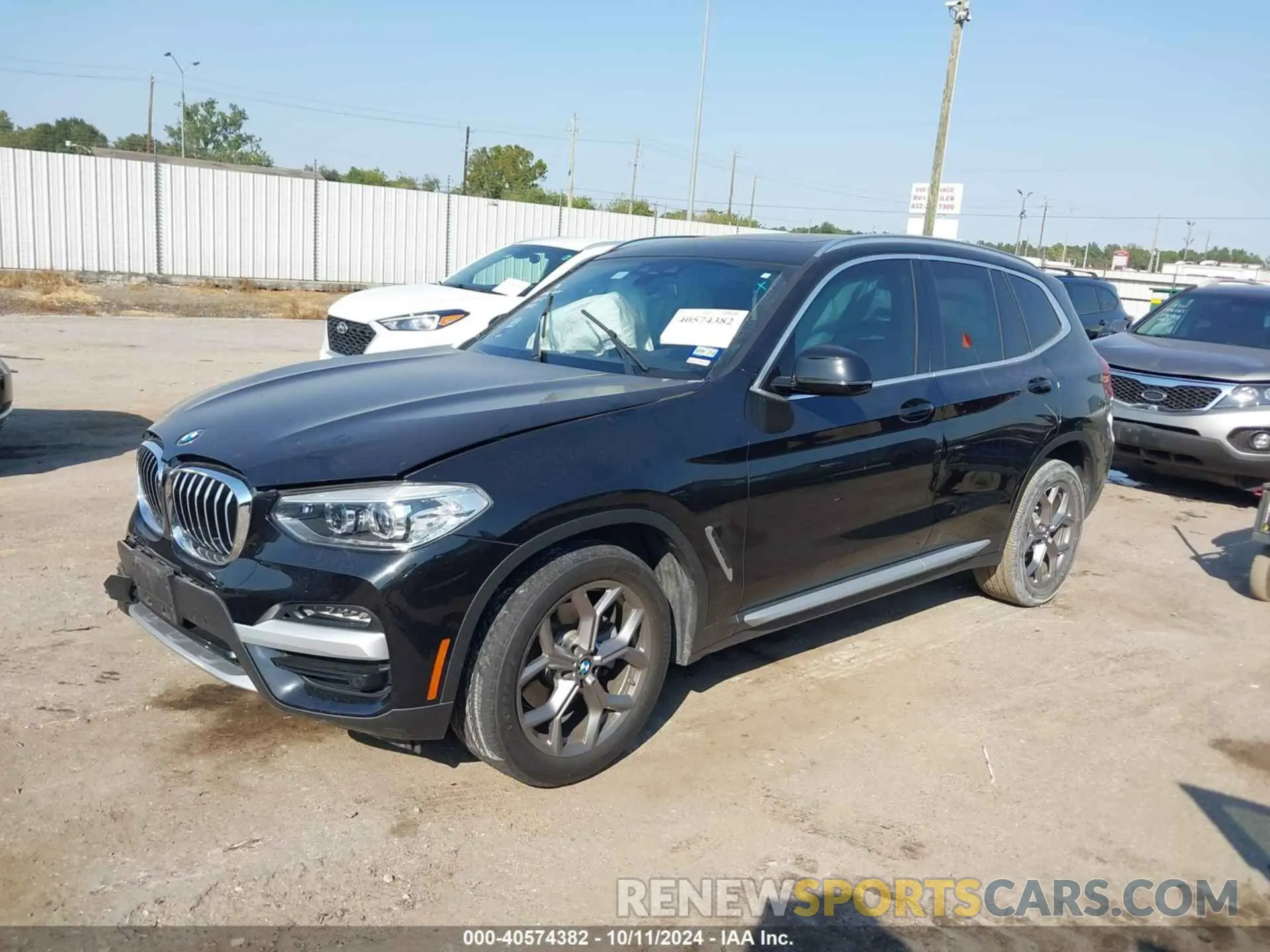 2 Photograph of a damaged car 5UXTY3C0XLLU70993 BMW X3 2020
