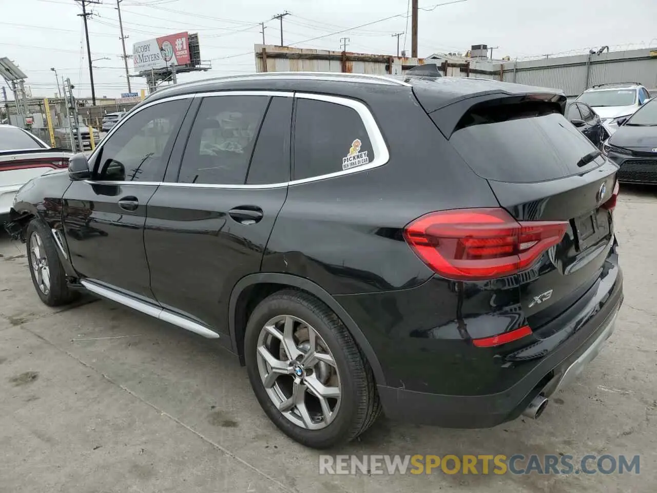 2 Photograph of a damaged car 5UXTY3C0XLLU71061 BMW X3 2020